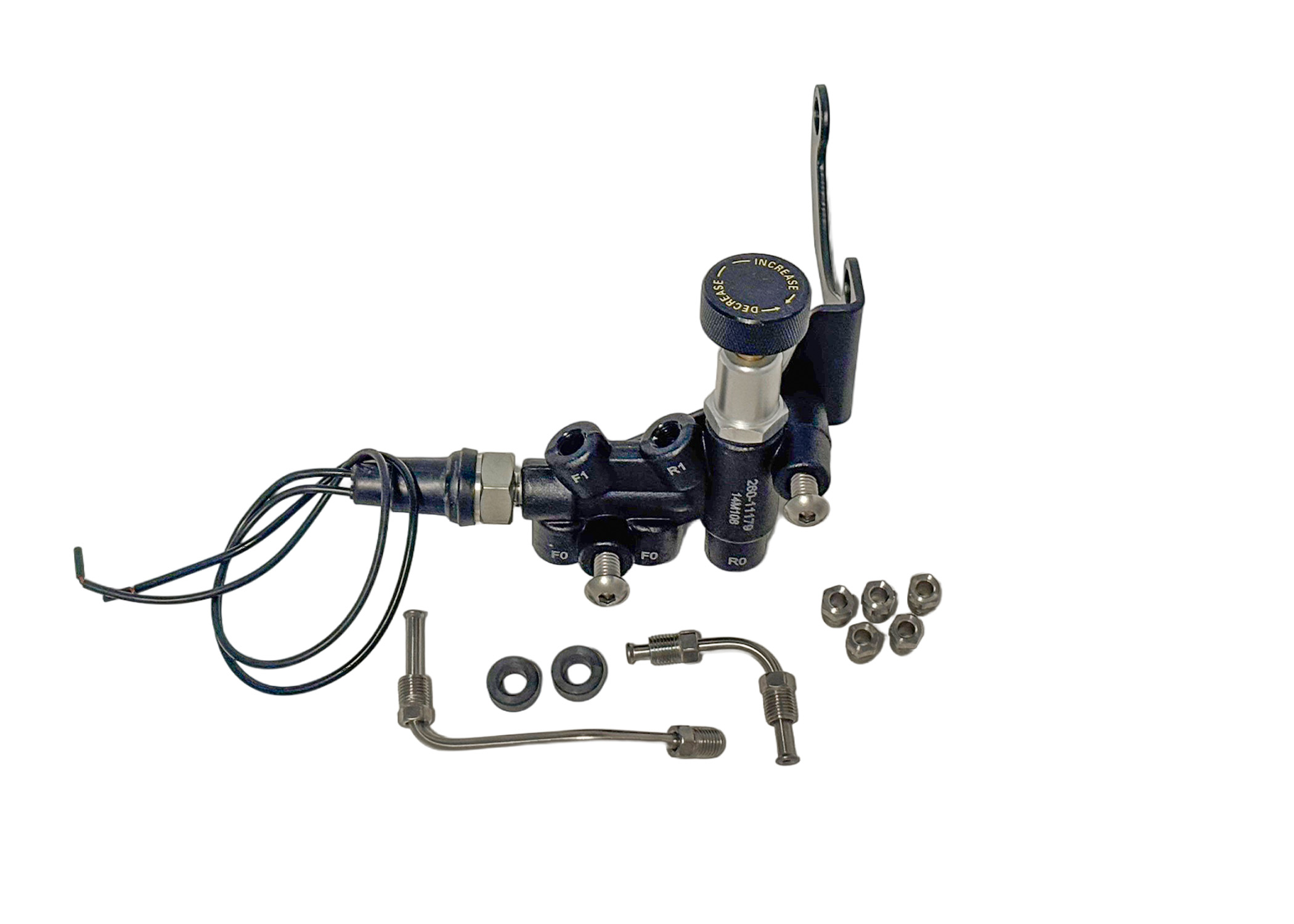 Universal Deluxe Adjustable Brake Proportioning Valve & Distribution Block