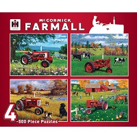 Farmall 4-Pack 500 Piece Puzzle - Includes 4 Different 500 Piece Puzzles