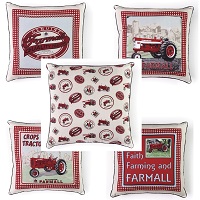 Farmall Throw Pillows - Set of Four