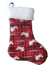 Red Plaid Christmas Stocking