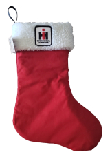 Solid Red Christmas Stocking w/ IH Logo