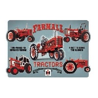 Farmall Evolution Die-Cut Embossed Tin Sign