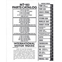 Parts Catalog for International S-100 to S-180 Series, S-120 4x4, 140, 4x4, 160 4x4, SA-120 & More