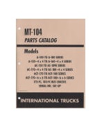 Truck Parts Catalog for International A & AC Models 100 through 1890