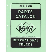 International K-6, K-7, KB-6 & KB-7 Truck Parts Catalog