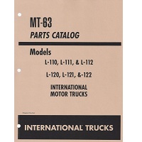 International Models L-110, L-111, L-112, L-120, L-121, L-122 Truck Parts Catalog
