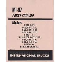 Truck Parts Catalog for International R-100 to R-165 Including RD Models