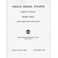 Nissan Diesel Engine Parts Catalog for Scout II (SD-33T, Turbo)