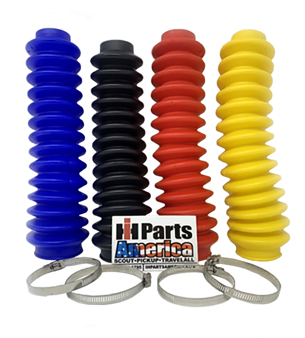 Aftermarket Orange Shock Absorber Boot Cover JSP Brand Replaces ROU-87172 Rough Country Lifted 4x4 ORV Universal
