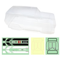 Clear Body and Decal Kit for Gen8 Scout II 1/10 Scale Crawler