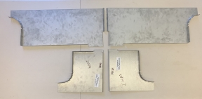 Rear Floor Corner Patches for 1971-80 Scout II, Terra and Traveler