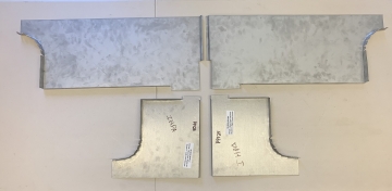 Rear Floor Corner Patches for 1971-80 Scout II, Terra and Traveler