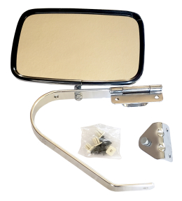 Universal Ford Style Door Mirror - Chrome