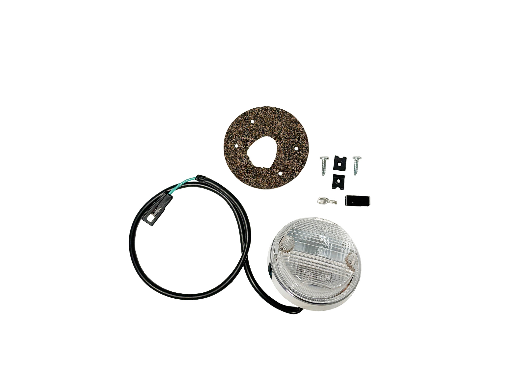 Backup Light Assembly 61-71 Scout 80, Scout 800 & 61-68 IH Pickup - Chrome