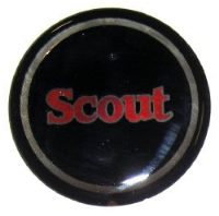 Scout Rallye Steering Wheel Horn Button Emblem