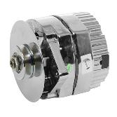 Polished One-Wire Delco 10si Alternator for Scout II, Pickup or Travelall