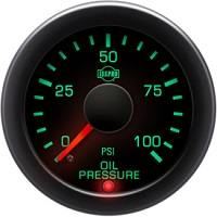 Isspro EV2 Electric Oil Pressure Gauge 0-100 Psi