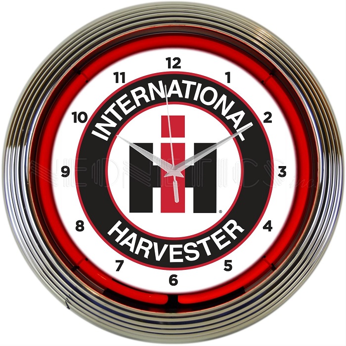 IH International Harvester Neon Clock